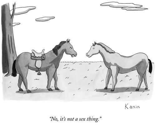"No, it's not a sex thing."