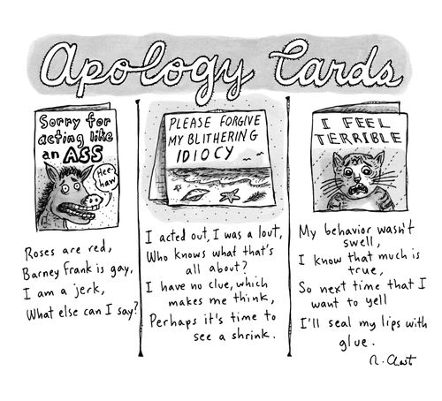 Apology Cards