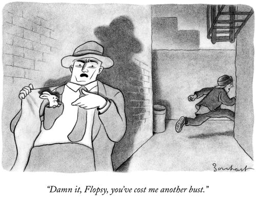 "Damn it, Flopsy, you've cost me another bust."