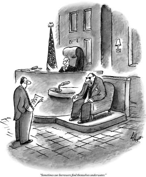 "Sometimes our borrowers find themselves underwater."