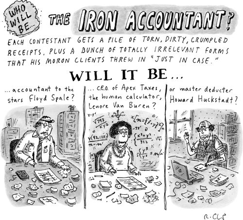 Who Will Be The Iron Accountant?