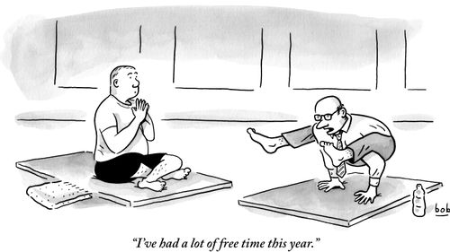 "I've had a lot of free time this year."