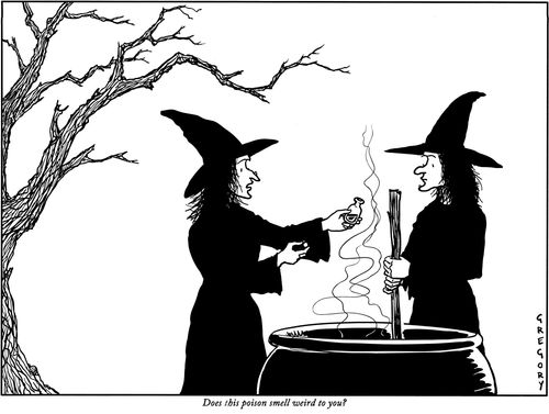 "Does this poison smell weird to you?"