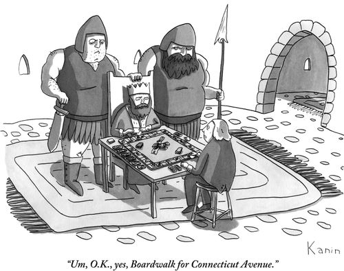 "Um, O.K., yes, Boardwalk for Connecticut Avenue."