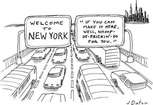"Welcome to New York."