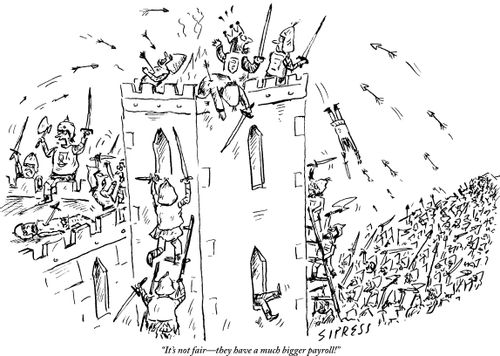 "It's not fair - they have a much bigger payroll!"