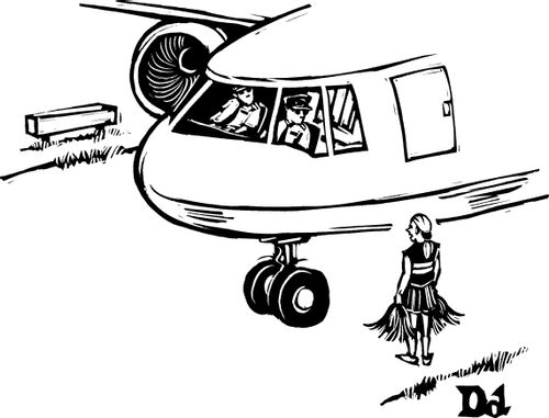 Airport Cheerleader