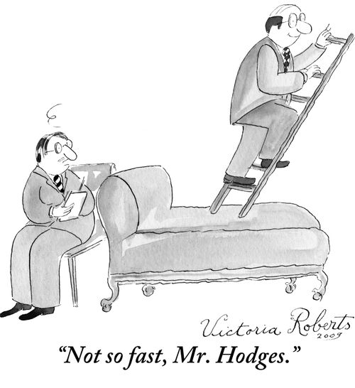 "Not so fast, Mr. Hodges."