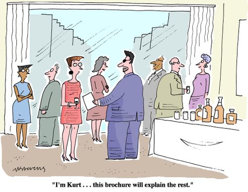 "I'm Kurt... this brochure will explain the rest." 