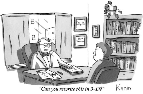 "Can you rewrite this in 3-D?"