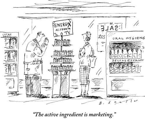 "The active ingredient is marketing."