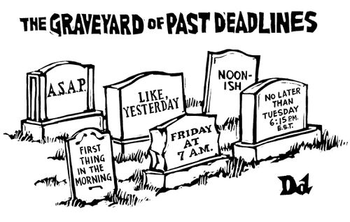 The Graveyard of Past Deadlines