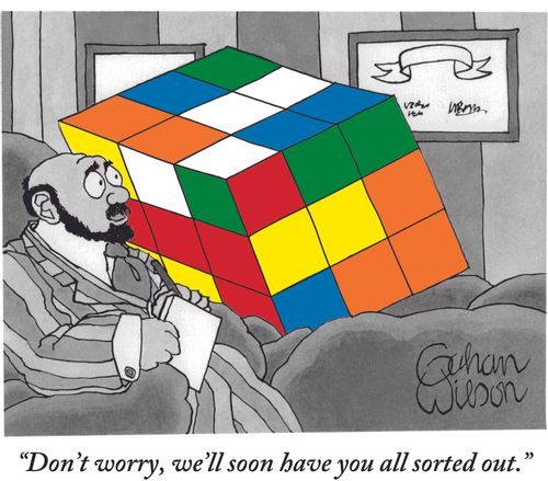 "Don't worry, we'll soon have you all sorted out."