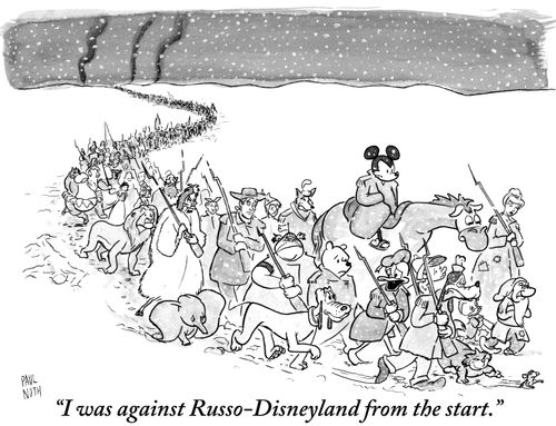 "I was against Russo-Disneyland from the start."