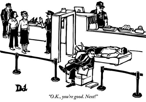 "O.K., you're good. Next!"