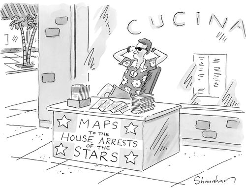 Maps to the house arrests of the stars