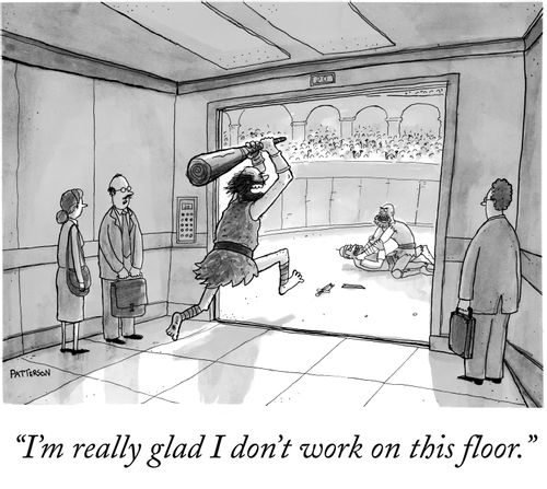 "I'm really glad I don't work on this floor."