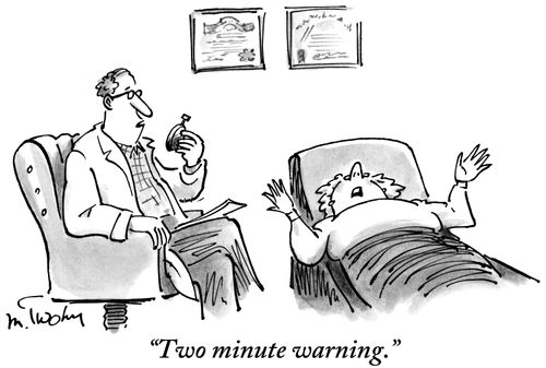 "Two-minute warning."