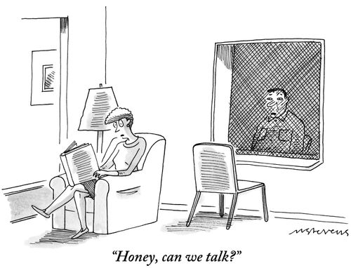 "Honey, can we talk?"