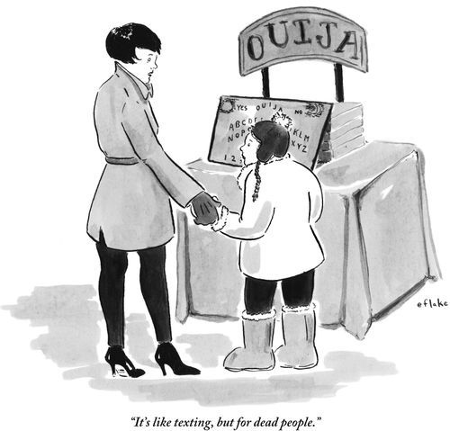 "It's like texting, but for dead people."