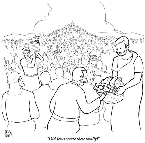 "Did Jesus create these locally?"