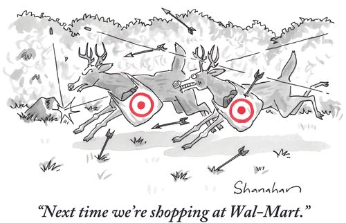 "Next time we're shopping at Wal-Mart."