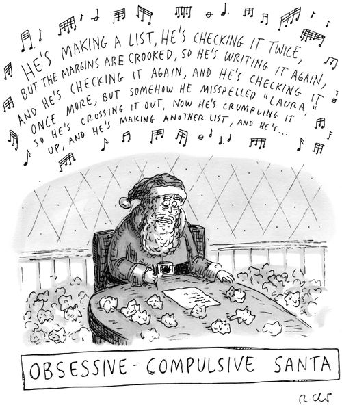 Obsessive-Compulsive Santa