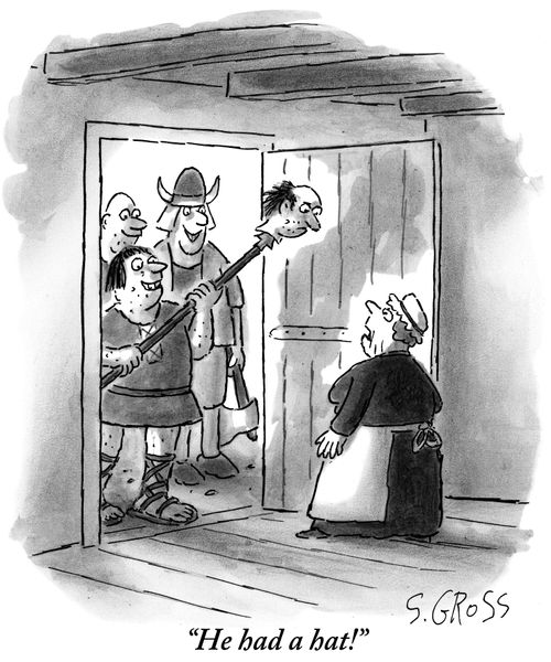 "He had a hat!"