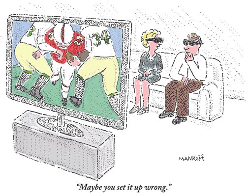 "Maybe you set it up wrong."