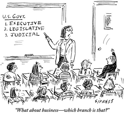 "What about business - which branch is that?"