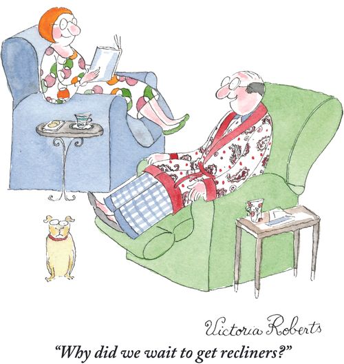 "Why did we wait to get recliners?"