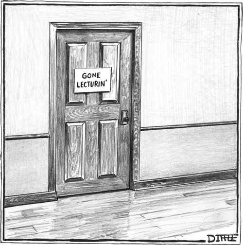 Gone Lecturin'