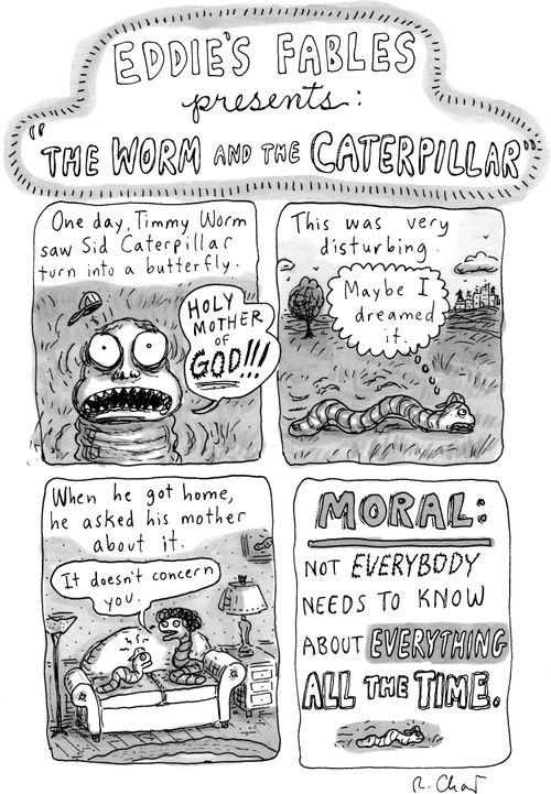 Eddie's Fables presents: "The Worm and the Caterpillar"