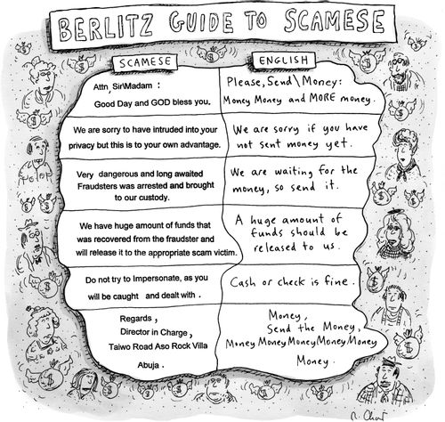 Berlitz guide to Scamese