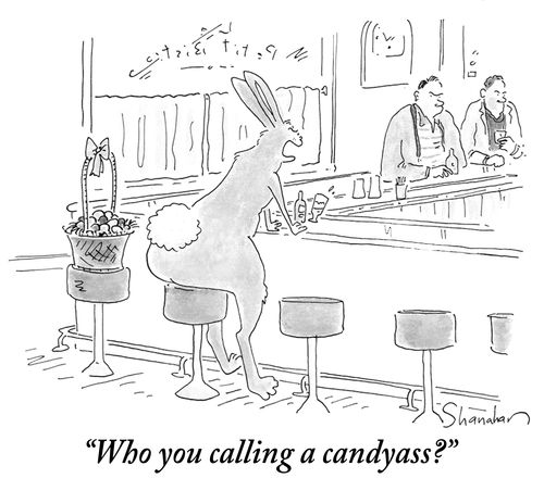 "Who you calling a candyass?"