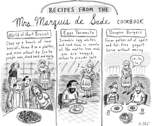Recipes from the Mrs. Marquis de Sade Cookbook