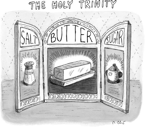 The Holy Trinity: Salt, Butter and Sugar.