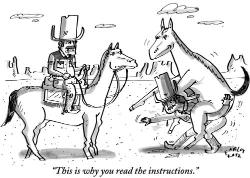 "This is why you read the instructions."