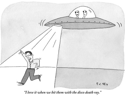 "I love it when we hit them with the disco death ray."
