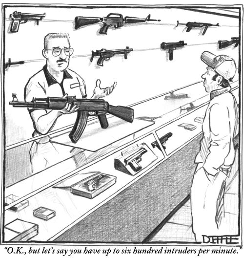 "O.K., but let's say you have up to six hundred intruders per minute."