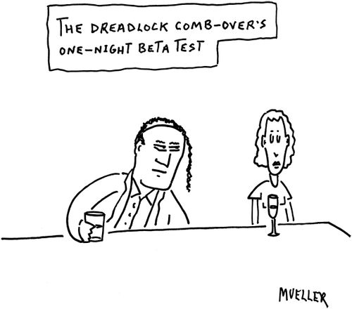 The Dreadlock Comb-over's one-night beta test.