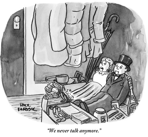 "We never talk anymore."