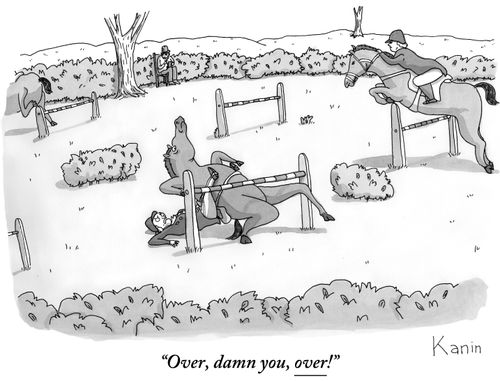 "Over, damn you, over!"