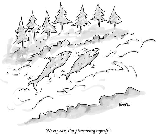 "Next year, I'm pleasuring myself."