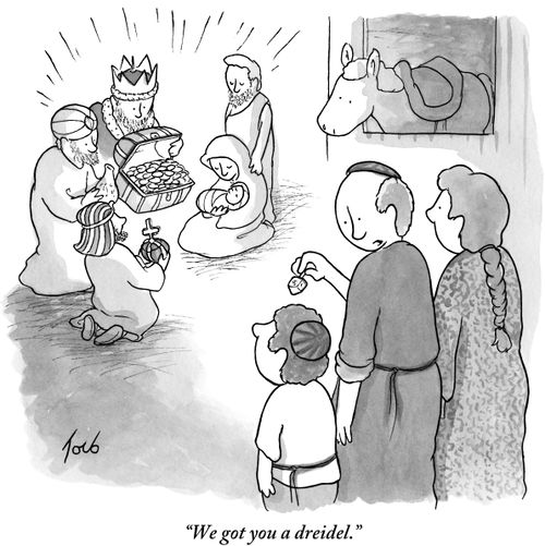 "We got you a dreidel."