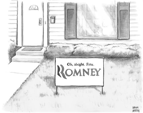 Oh, alright. Fine. Romney.