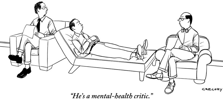"He's a mental-health critic."