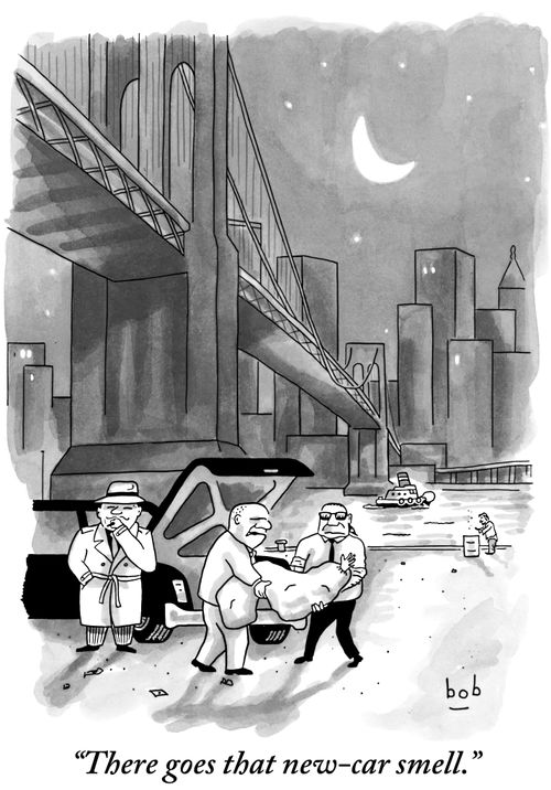 "There goes that new-car smell."