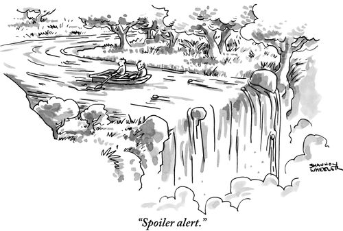 "Spoiler alert."