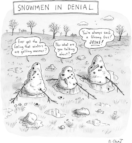 Snowmen in denial